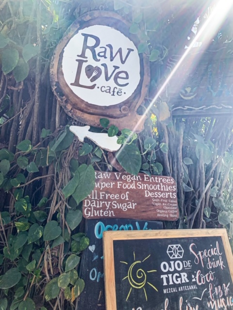 Raw Love Cafe entrance